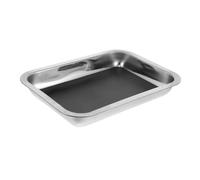 BUGUUYO Stainless Steel Dissection Tray with Smooth Edges for Safe Anatomy Study Laboratory Biology Specimen Pinning Educational Instrument
