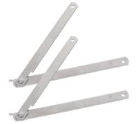 BUGUUYO Stainless Steel Folding Table Connector 2pcs Lid Support Hinges Heavy Duty Desk Hinge for Cabinet Lid Folding Support Hardware Suitable for Furniture and Storage Boxes
