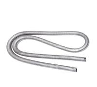 BUGUUYO Stainless Steel Threaded Wire Cable Protection Sleeve Flexible Metal Hose for Heavy Machinery and Industrial Use Metal Cable Protector for Construction Agriculture Petrochemical