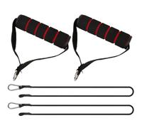 BUGUUYO Strength Workout Belt Resistance Band Set Chest Clamp and High-Strength Rope for Back, Shoulder, and Biceps Training - Adjustable Abdominal Pull Rope for Gym Fitness