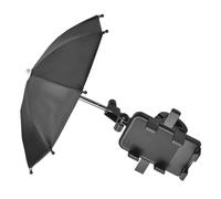 BUGUUYO Sturdy Cycling Phone Holder with Mini Umbrella Abs Silicone Bike Mount for Motorcycles and Bicycles Wide Compatibility Secure Stable Support for Outdoor Riding and Navigation