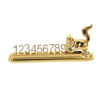 BUGUUYO Temporary Car Parking Plate with Clear Numbers Creative Squirrel Design for Dashboard Use Prevents Unauthorized Movement Suitable for Shopping Malls Residential Roads