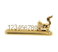 BUGUUYO Temporary Parking Card with Phone Number Display Cute Squirrel Design for Dashboard Easy to Read Contact Sign Practical Auto Accessory for Temporary Stop and Parking Management