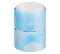 BUGUUYO Thin Washi Tape Decorative Tape for Scrapbook Journaling, 2 Rolls