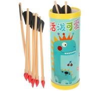 BUGUUYO Traditional Toss Pot and Arrows Set for 30CM Throwing Pot 10pcs 32CM Arrows Educational Outdoor for Team Building and Fun Activities Random Color Random Color