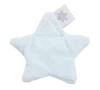 BUGUUYO Travel Cable Organizer: Portable Star Shaped Fabric Cord Keeper Pouch - Mini Soft Earphone Data USB Cable Holder for Business Trip Purse Pocket Sky-blue