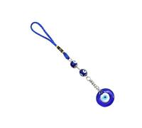 BUGUUYO Turkish Blue Evil Eye Wall Hanging Decor Car Pendant Keyring Charm for Bedroom Living Decoration and Protective Ornament