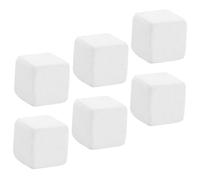 BUGUUYO Turtle Calcium Cubes 6pcs Mineral Calcium Block for Reptiles Wear-resistant Grinding Cube for Tortoise Tank Supplies