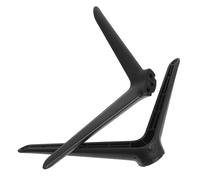 BUGUUYO Tv Pedestal Base Replacement Pair Stable Plastic Tabletop Stand Legs with Screws Heavy Duty Hardware Bracket for Desktop Tvs Broad Compatibility for Home and Office Use