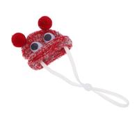 BUGUUYO Unique Frog Carrot Design Mini Hat Pet Party Hat Small Animal Cap Handmade Comfortable for Guinea Pig
