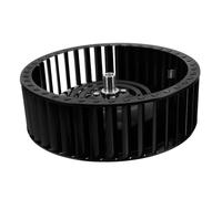 BUGUUYO Universal Range Hood Fan Replacement Wind Wheel 216x70x10mm Screw Motor Accessory for Kitchen Exhaust Vent Right Shaft 27mm Depth Metal Spray Lock Quick Smoke Removal