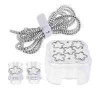 BUGUUYO USB-C Charger Cable Protector Sleeve 40W Soft Mesh Cord Cover with Flower Pattern, Anti-Breaking Phone Cable Case for Power Adapter, Compatible with Apple Chargers, Cord Management