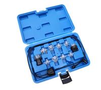 BUGUUYO Vehicle Circuit Tester for Automotive Maintenance Fuel Injector Test Kit with Inspection Light Lamp Durable Car Repair Tool for Circuit and Injector Diagnostics