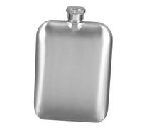 BUGUUYO Vintage Stainless Steel Flask for Outdoor Use This Small Portable Liquor Container Features Matte Finish Ideal for Carrying Whiskey Wine During Travel and Sports Activities