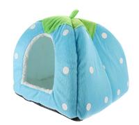 BUGUUYO Warm Hamster Tent Washable Hideout Hut Soft Pet Sleeping Tent for Guinea Pigs and Small Animals Bunny Bedding Cute Design for Indoor Use