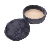 BUGUUYO Washable Round Top Cat Tree Tower Replacement Basket Cushion Bed Soft Deep Grey Cat Nest Accessory for Tree Parts and Small Hammock Replacement
