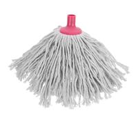 BUGUUYO Water-absorbent Replacement Mop Head for Household Floors Round Cotton Yarn Design Suitable for Wet and Dry Cleaning Tiles and Corner Cleaning Accessory