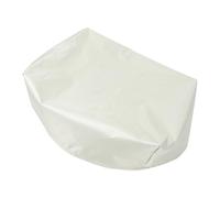 BUGUUYO Waterproof Phonograph Dust Cover Beige Oxford Cloth, Vintage Record Player Turntable Protector 18x14x6.75 Inches for Living Room Retro Speaker and Vinyl Player