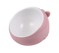 BUGUUYO Whale Shape Ceramic Pet Bowl Anti-skid Cat Feeder for Cats Dogs Easy to Clean Deep Design for Comfortable Eating and Drinking Adorable Home Decoration