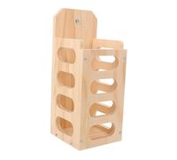 BUGUUYO Wooden Grass Feeder Capacity Anti-waste Food Bowl for and Guinea Pigs Elegant Design Secure Grass Holder for Small Animals Feeding