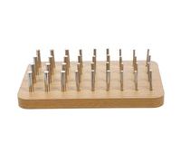 BUGUUYO Wooden Pegboard for Hand Rehabilitation and Fine Motor Skills Enhancement Occupational Therapy Tool for Adults Cognitive and Hand-eye Coordination Trainer in Rehabilitation Centers