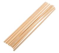 BUGUUYO Wooden Window Molding Trim 10 Pcs Triangular Wood Strips 6Mm Side Length 30Cm Long Smooth Surface for Home Improvement and Screen Window Installation