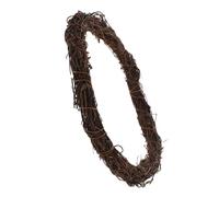 BUGUUYO Woven Vine Wreath Ring DIY Floral Circle for Home and Garden Decoration Easy to Hang Craft Garland Base for Indoor Outdoor Use Creative Rattan Wreath Making Supplies