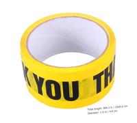 BUGUUYO Yellow Safety Tape with Black Warning Print Industrial Strength Adhesive Anti-slip for Walls Floors Pipes Weather-resistant Caution Strip for Construction and Areas