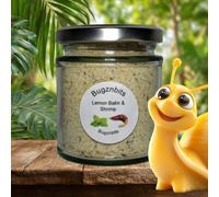 Bugznbits Giant African Land Snail Food, 100% Natural Blend with Lemon Balm & Shrimp Also Great for Millipedes & Hermit Crabs (210ml Refillable Jar)
