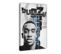 Bugzy Malone British Rapper Dormitory Bedroom Wall Art Deco Poster Canvas Poster Bedroom Decor Sports Landscape Office Room Decor Gift Frame-style 24x36inch(60x90cm)