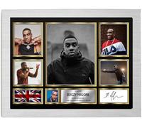 Bugzy Malone Signed Autograph Photograph Display - Perfect for Hip Hop Fans, A2 Poster + White Frame - Limited Edition Autograph Fan Gift - Collectible Memorabilia Merchandise