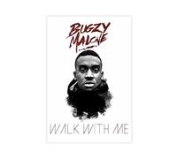 新Bugzy Malone Walk with Me Music Album Cover Wall Deco Art Poster (3) Canvas Poster Wall Art Decor Print Picture Paintings for Living Room Bedroom Decoration Unframe-style 12x18inch(30x45cm)