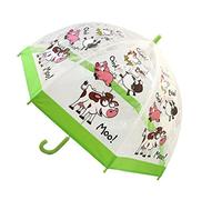 Bugzz Pvc Dome Umbrella For Children - Farmyard