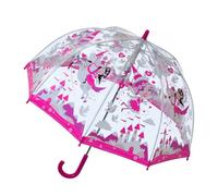 Bugzz Unicorn Print Kids Umbrella - Clear