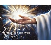 BUHAH Christian Jesus Hand Puzzles for Adults 1000 Pieces Religious Inspirational Scripture Jigsaw Puzzles Faith Catholic Puzzle as Family Game