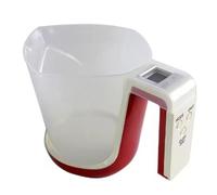 Buhdjfnke 1000ml/5kg Detachable Measuring Tools Baking Milk Powder Brewing Electronic Cup Household Electronic Scales Red