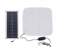 Buhdjfnke 12V 50W Solar Heating Pad for Winter Warm Foot Pad, Pet Heating Blanket, Solar Heating Electric Blanket A