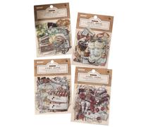 Buhdjfnke 160 PCS Vintage Stickers Scrapbook Stickers DIY Craft Supplies -Adhesive Sticker Pack for Junk Journal Supplies