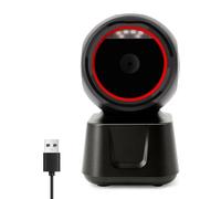 Buhdjfnke 1D 2D QR Wired Barcode Scanner Automatic Sense Reader USB Desktop Barcode Reader
