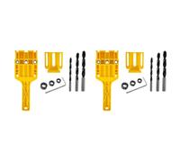 Buhdjfnke 2 Sets Woodworking Hole Punch Locator for Drilling Tool Set