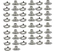 Buhdjfnke 25 Sets Marine Grade Twist Lock Fasteners Turn Button for Canvas Fastener Turn Buttons