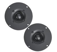 Buhdjfnke 2Pcs 4 Inch Tweeter Speaker 8 Ohm 60W HIFI Speaker Silk Film Dome Audio Treble Speaker for Family Horn Broadcastin