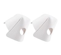 Buhdjfnke 2PCS Toe Cover for Roller Skates, Skate Toe Cover, Replaceable Roller Skating Shoe Cover(White) Easy to Use