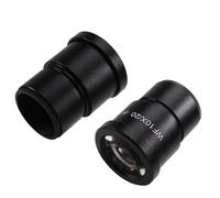 Buhdjfnke 2PCS WF10X Wide-Angle 20MM High Eyepoint Eyepieces for Stereo, Binocular, and Trinocular Microscope Interface