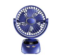 Buhdjfnke 3000mAh N33 USB Clip Fan Clip on Fan Mini Fan with Clip Aromatherapy Use Digital Display Portable Bedroom Stroller Fan, D