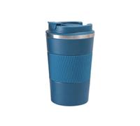 Buhdjfnke 304 Stainless Steel Insulated Cup Business Travel Coffee Cup Portable Flip Lid Car Mug 380ml