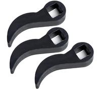 Buhdjfnke 3Pc Pry Bar Wrench Adaptor Head, Crowbar Adapter Head,Adjustable Angle Heads Extra-Strong Pry Bar,Open-End Wrench 1/2In