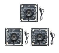 Buhdjfnke 3PCS 100 Degree Camera Module 1MP OV9732 1280x720 30fps USB Camera Module Drive Free for WinXP/7/8/10 with 60cm Cable