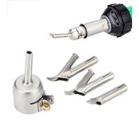 Buhdjfnke 4Pc Triangle Speed Welding Nozzle Replacement Parts Accessories Y Type Hot Air Blower Head Heat Torch Welding Tip for Vinyl Plastic Polythene