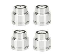 Buhdjfnke 4PCS Speaker Feet Float Speaker Amplifier Stand Spikes DISCS Turntable CD Player Computer Base Feet 48x41mm
